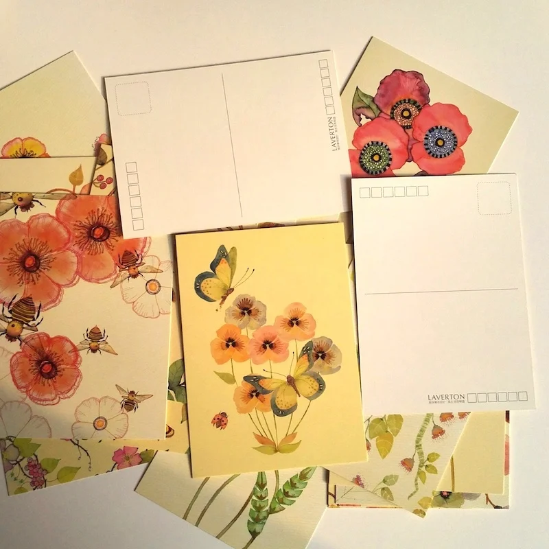 22 Pcs Lovely/Kawaii Watercolor Painting Postcards Flowers and Birds Postcards
22 Pcs Lovely/Kawaii Watercolor Painting Postcards Flowers and Birds Postcards