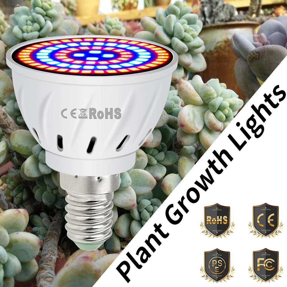 GU10 Led Grow Bulb E27 phyto lamps For Plants E14 Led Aquarium Light 4W 6W 8W B22 Greenhouse Growing Lamp 220V Indoor Tent GU5.3
GU10 Led Grow Bulb E27 phyto lamps For Plants E14 Led Aquarium Light 4W 6W 8W B22 Greenhouse Growing Lamp 220V Indoor Tent GU5.3