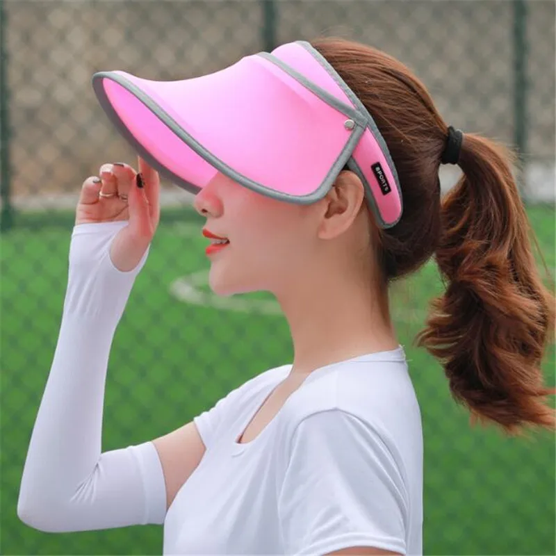 Women Sun Hat Wide Brim Anti-UV Female Sunscreen Shade Hat High Elastic Cute Girl Summer Empty Top Visor Cap Fishing Casual Cap
Women Sun Hat Wide Brim Anti-UV Female Sunscreen Shade Hat High Elastic Cute Girl Summer Empty Top Visor Cap Fishing Casual Cap