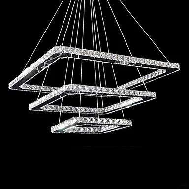 50CM LED K9 Crystal Pendant Light,92 LEDs, Modern Chic Stainless Steel Plating,For Game Room, Kids Room, Bathroom, Living Room
50CM LED K9 Crystal Pendant Light,92 LEDs, Modern Chic Stainless Steel Plating,For Game Room, Kids Room, Bathroom, Living Room