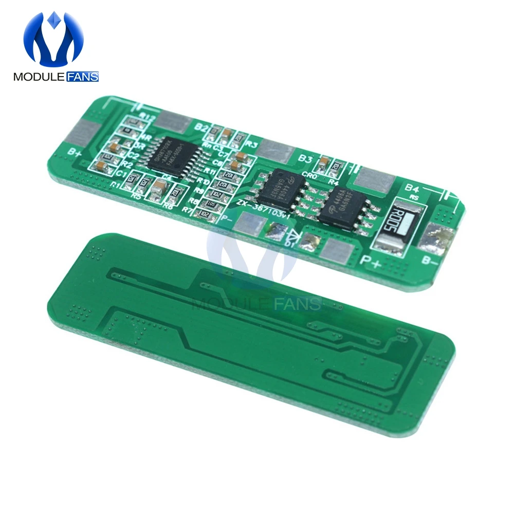 Защитная плата 3A 5A для литий ионной литиевой батареи 4 упаковки|protection board|bms