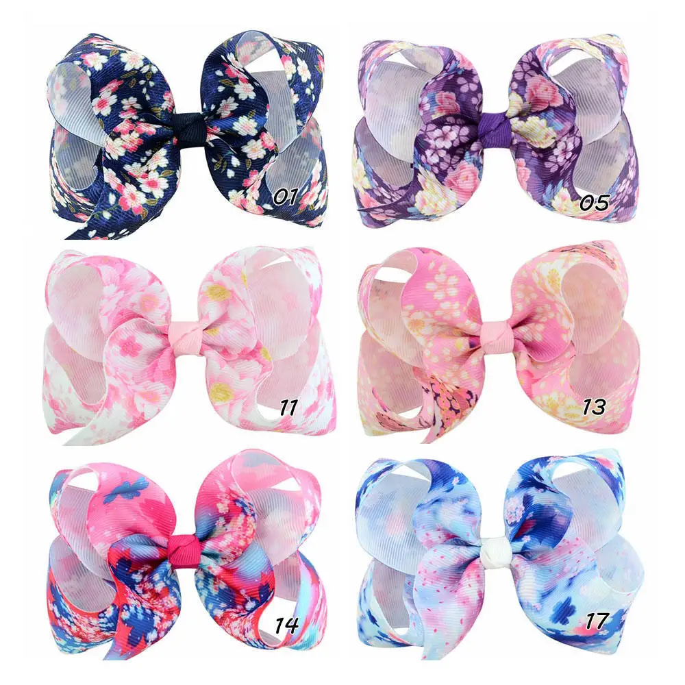 MengNa 4" Ribbon Hair Bow With Clips Barrettes Girls Ribbon Haiw Bow Headwear Floral Print Girls Hairpin Hair Accessories,36pc
MengNa 4" Ribbon Hair Bow With Clips Barrettes Girls Ribbon Haiw Bow Headwear Floral Print Girls Hairpin Hair Accessories,36pc