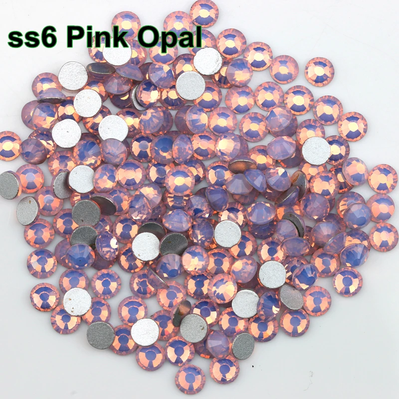 ss6 (1.9-2.1mm) Pink Opal NON-hotfix Rhinestones, 1440pcs/Lot, Flat Back Glue On Crystal Stones for Nail Arts
ss6 (1.9-2.1mm) Pink Opal NON-hotfix Rhinestones, 1440pcs/Lot, Flat Back Glue On Crystal Stones for Nail Arts