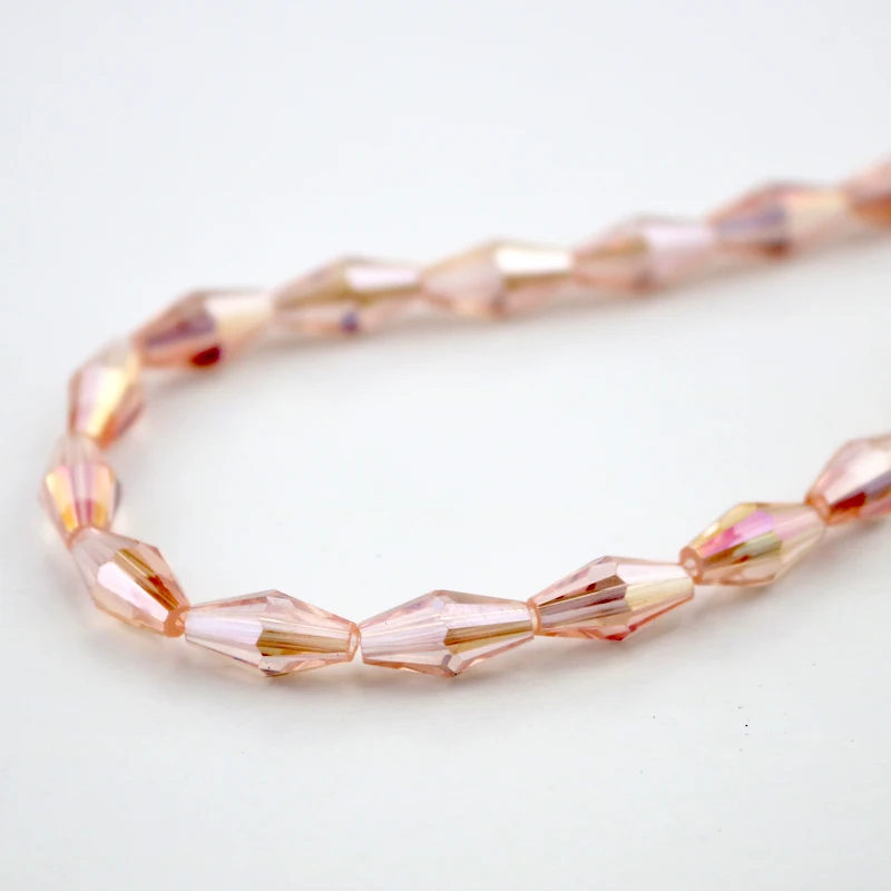 495Pcs/lot Pink ab Color Faceted Crystal Glass Beads 6x11mm Double Cones Bicone Beads free shipping
495Pcs/lot Pink ab Color Faceted Crystal Glass Beads 6x11mm Double Cones Bicone Beads free shipping