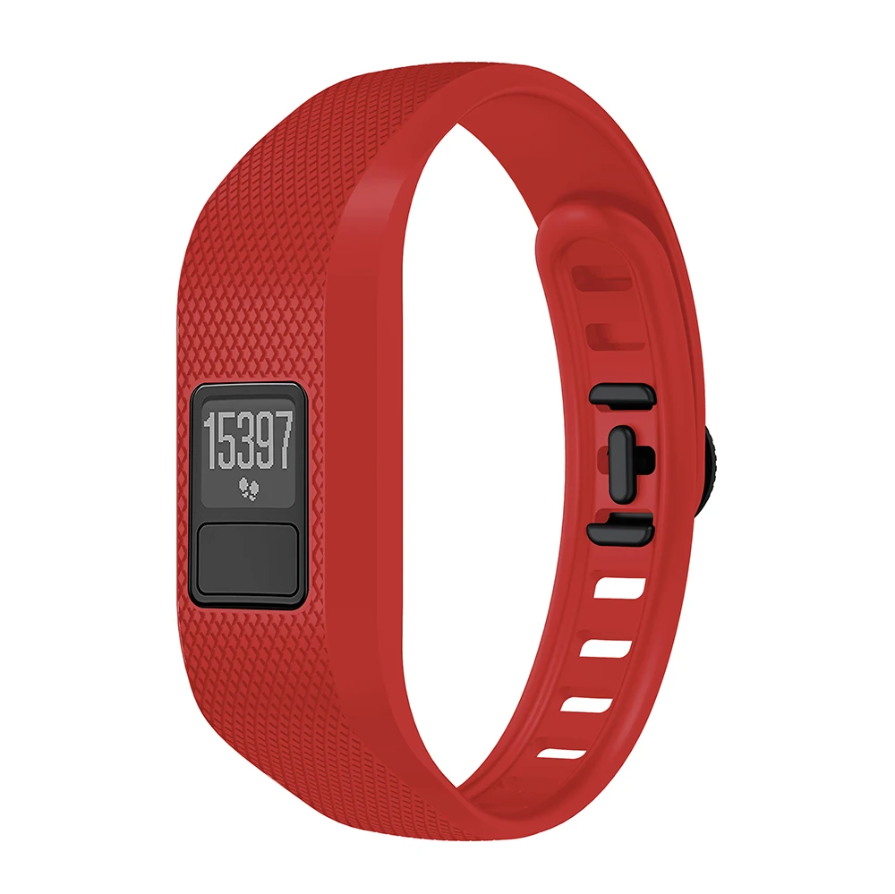 Силиконовый ремешок для часов сменный Браслет Garmin Vivofit 3 наручных мягкий
