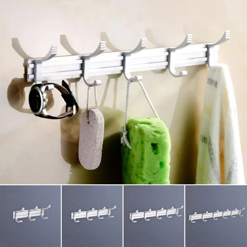Kitchens Hanger Storage Hook Towel Hat Wall Mounted Space Aluminum Bathrooms Shelf Durable
Kitchens Hanger Storage Hook Towel Hat Wall Mounted Space Aluminum Bathrooms Shelf Durable