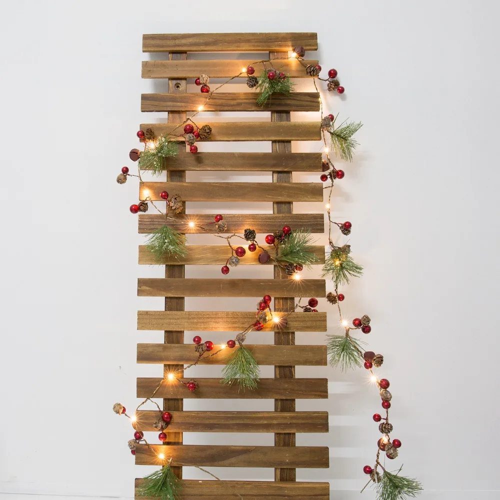 Red Berry Christmas Garland Lights LED Copper Fairy lights Pinecone string Lights for Holiday Party Tree Party Home Decoration
Red Berry Christmas Garland Lights LED Copper Fairy lights Pinecone string Lights for Holiday Party Tree Party Home Decoration