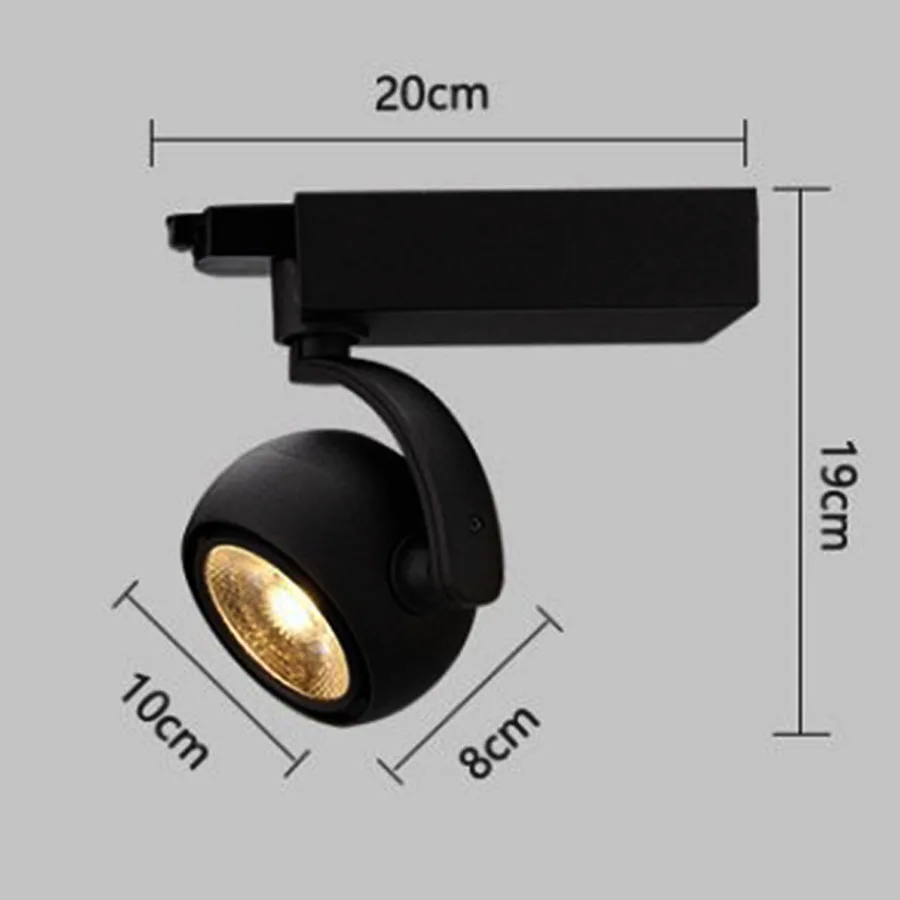 Thrisdar 20W 25W Modern LED Track Light Adjustable Decor Restaurant Clothe Shop Background Spotlight Ceiling Rail Track Lamp
Thrisdar 20W 25W Modern LED Track Light Adjustable Decor Restaurant Clothe Shop Background Spotlight Ceiling Rail Track Lamp