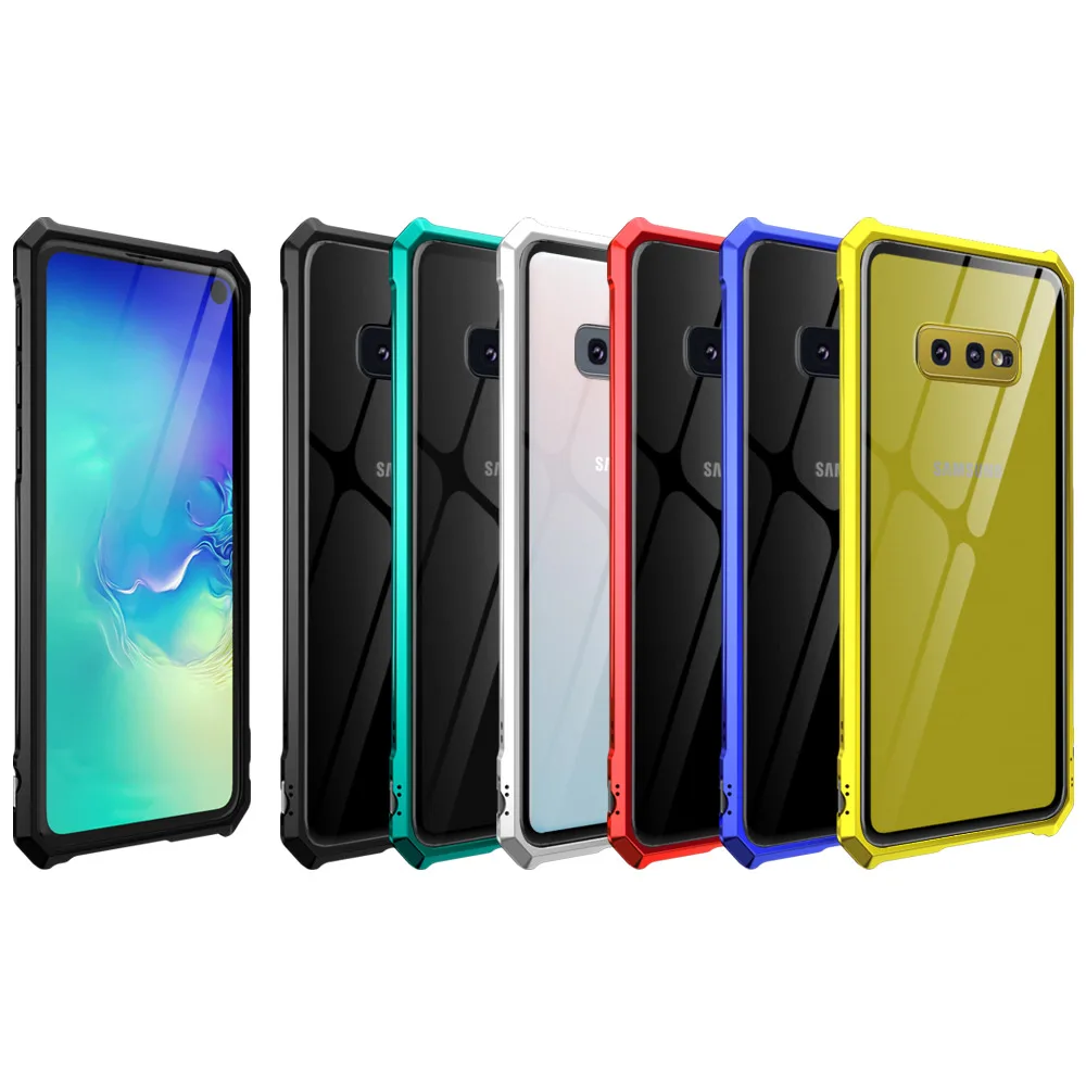Чехол для Samsung S10 plus 10E, металлический, 9H, закаленное стекло, задняя крышка + металлическая рамка, чехол для телефона
Чехол для Samsung S10 plus 10E, металлический, 9H, закаленное стекло, задняя крышка + металлическая рамка, чехол для телефона