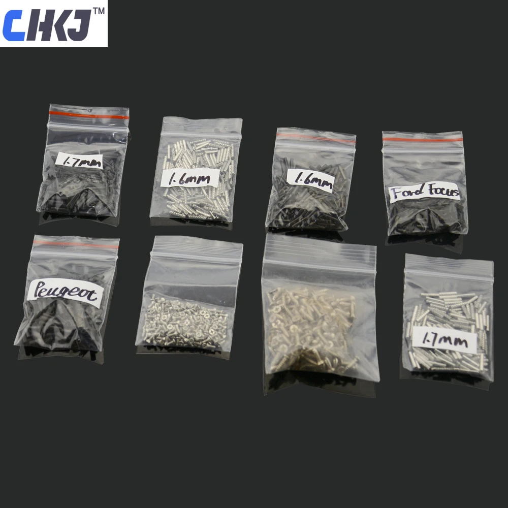 CHKJ 200pcs/lot Car Flip Remote Key Fixed Pins Screws Locksmith Tools Part Repair Accessories Locksmith Tools Supplies
CHKJ 200pcs/lot Car Flip Remote Key Fixed Pins Screws Locksmith Tools Part Repair Accessories Locksmith Tools Supplies