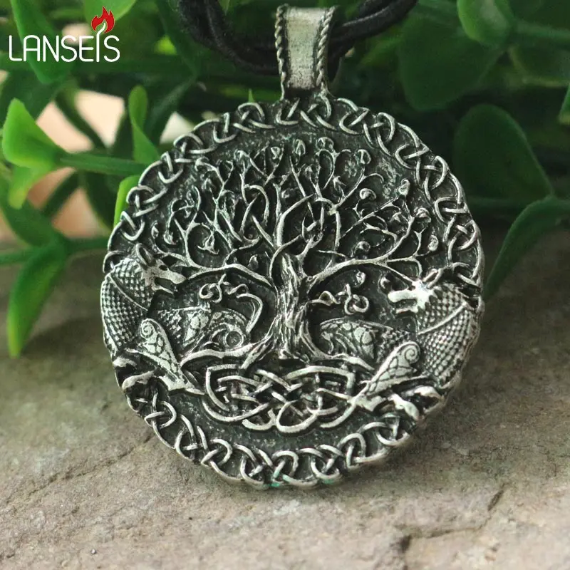 lanseis 1pcs Two wolves sigil commissioned Celt wolf pendant two wolves tree of life and world tree jewelry viking men necklace
lanseis 1pcs Two wolves sigil commissioned Celt wolf pendant two wolves tree of life and world tree jewelry viking men necklace
