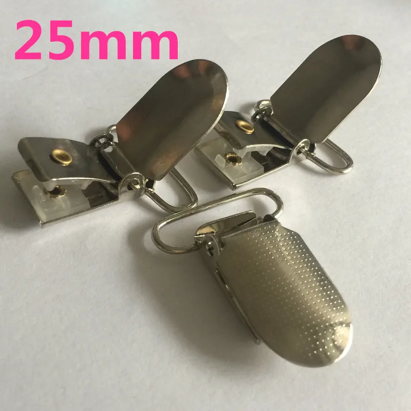 Pacifier Clip 10Pcs Silver Baby Garter Clips For Suspenders Holders Infant Babies' Soother Clip Metal Suspender Clips 25mm
Pacifier Clip 10Pcs Silver Baby Garter Clips For Suspenders Holders Infant Babies' Soother Clip Metal Suspender Clips 25mm