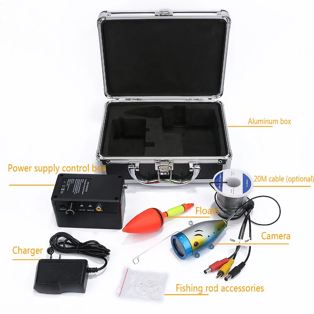 PDDHKK 1000 TVL Waterproof Video Underwater Camera 12 PCS 1W Bright LED IR Lights Wi-Fi wireless APP Control With 50M Cable
PDDHKK 1000 TVL Waterproof Video Underwater Camera 12 PCS 1W Bright LED IR Lights Wi-Fi wireless APP Control With 50M Cable