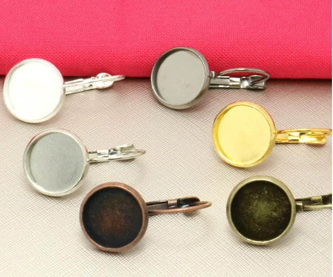 200pcs French hook earring with 14mm Cabochon Cameo Setting Blank base, Silver/Gold/Rhodium SilverAntique Copper/DIY findings
200pcs French hook earring with 14mm Cabochon Cameo Setting Blank base, Silver/Gold/Rhodium SilverAntique Copper/DIY findings