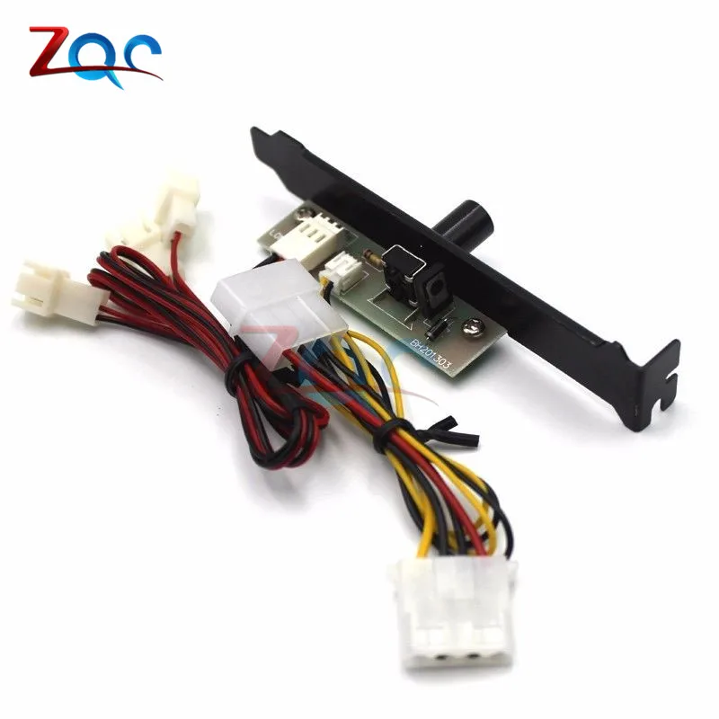 3 Channels PC Cooler Cooling Fan Speed Controller for CPU Case HDD VGA Fan with PCI Bracket Power by 12V Molex IDE 4pin
3 Channels PC Cooler Cooling Fan Speed Controller for CPU Case HDD VGA Fan with PCI Bracket Power by 12V Molex IDE 4pin