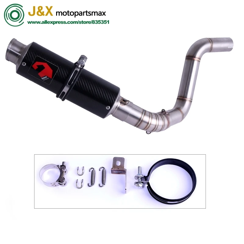 E-mark For DUKE125 DUKE150 DUKE200 DUKE250 DUKE390 Motorcycle Full System Carbon Fiber Exhaust Muffler Middle Pipe DB-Killer
E-mark For DUKE125 DUKE150 DUKE200 DUKE250 DUKE390 Motorcycle Full System Carbon Fiber Exhaust Muffler Middle Pipe DB-Killer