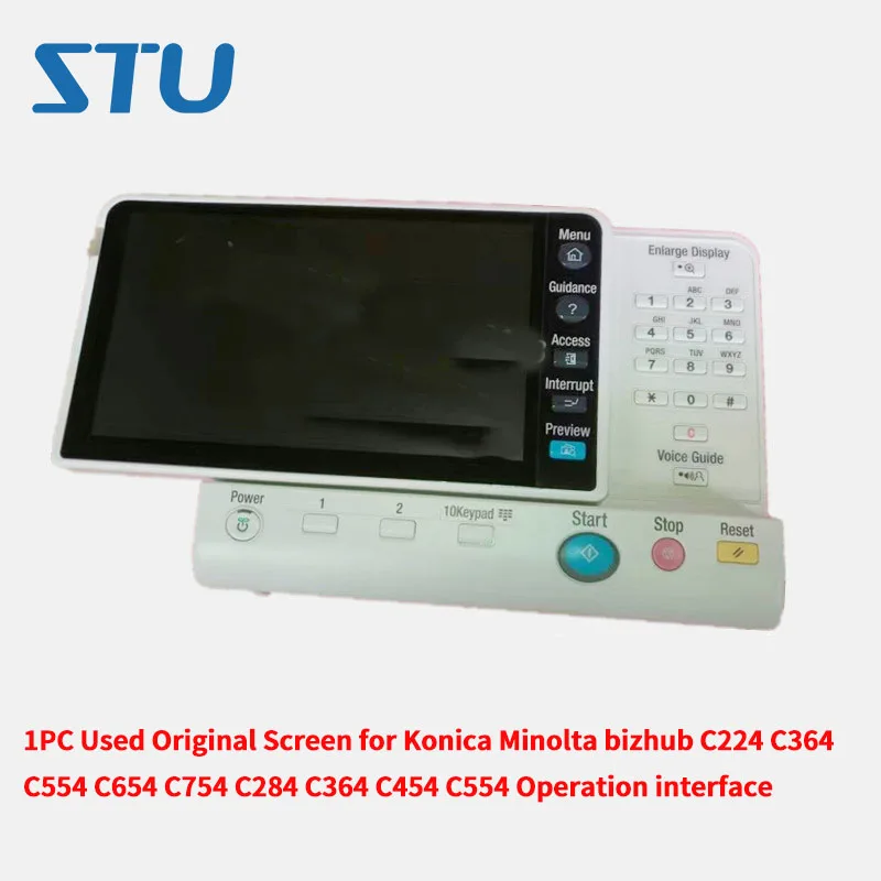 1PC Used Original Screen for Konica Minolta bizhub C224 C364 C554 C654 C754 C284 C364 C454 C554 Operation interface
1PC Used Original Screen for Konica Minolta bizhub C224 C364 C554 C654 C754 C284 C364 C454 C554 Operation interface