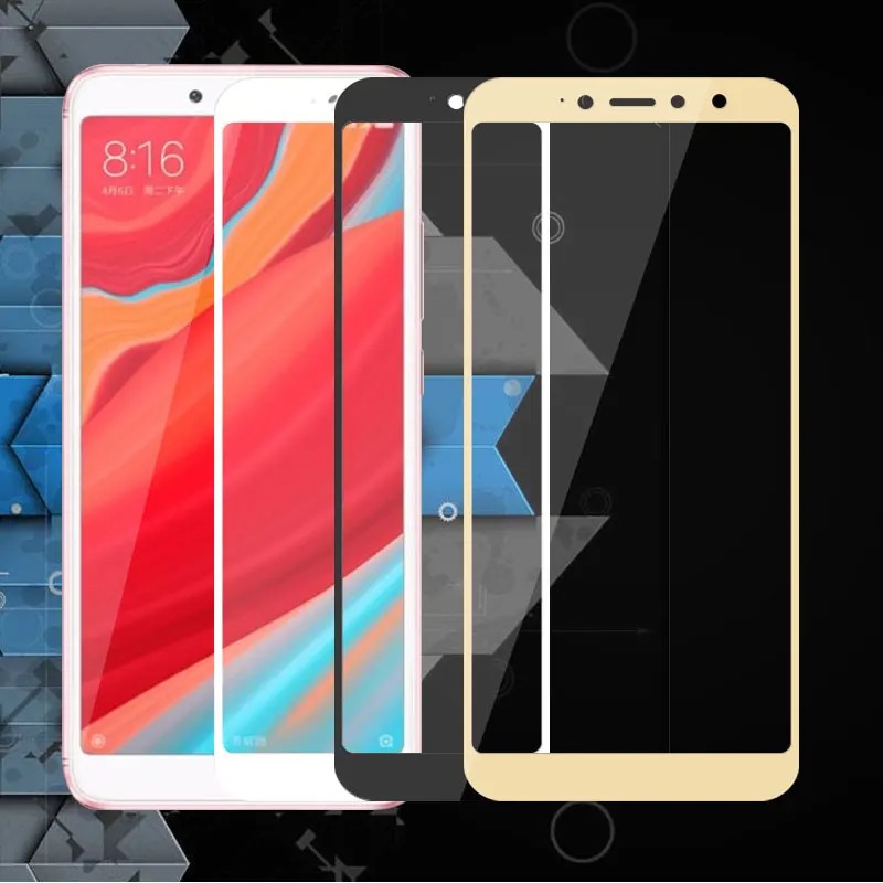 Полное покрытие из закаленного стекла для Xiaomi Redmi S2 Защитная пленка экрана RedmiS2