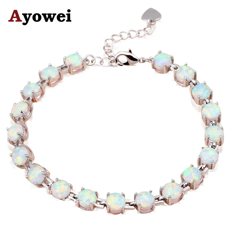 Nobby Bracelets for Bride Round White Fire Opal Silver Stamped Anniversary gifts Wholesale & Retail Fashion Jewelry OB041A
Nobby Bracelets for Bride Round White Fire Opal Silver Stamped Anniversary gifts Wholesale & Retail Fashion Jewelry OB041A