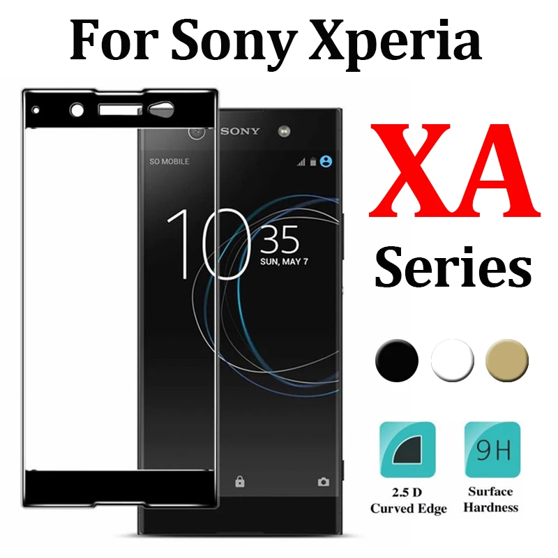 Защитное стекло для sony xperia xa1 ultra armor закаленное xa 1 plus Защитная пленка экрана xper a1