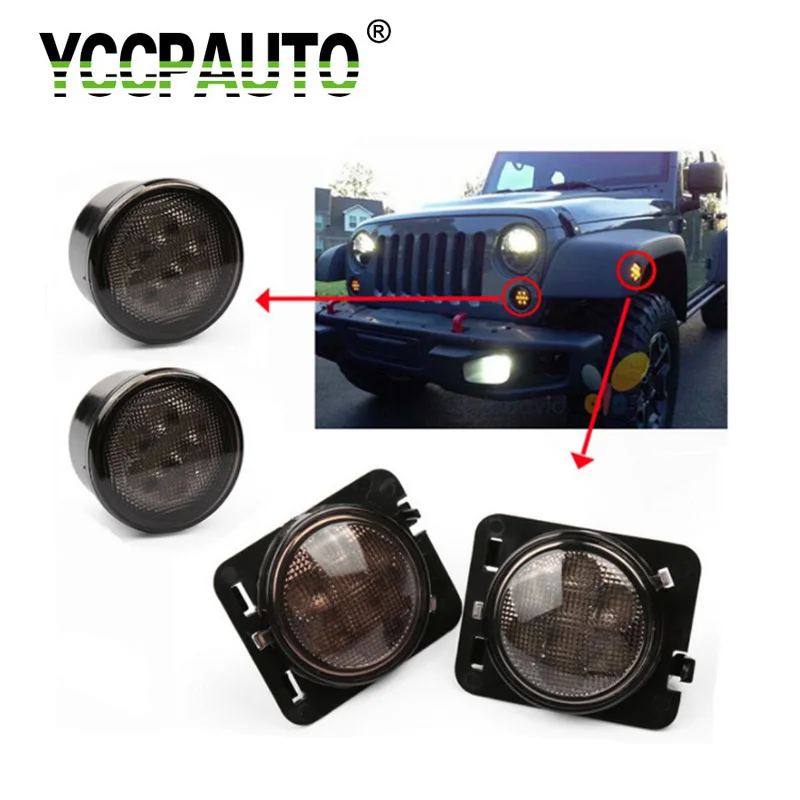 YCCPAUTO 1Set Yellow Turn Signal Lights For Jeep Wrangler JK 2007-2016 Wheel eyebrow Grille 8LED Car Lights 12V
YCCPAUTO 1Set Yellow Turn Signal Lights For Jeep Wrangler JK 2007-2016 Wheel eyebrow Grille 8LED Car Lights 12V