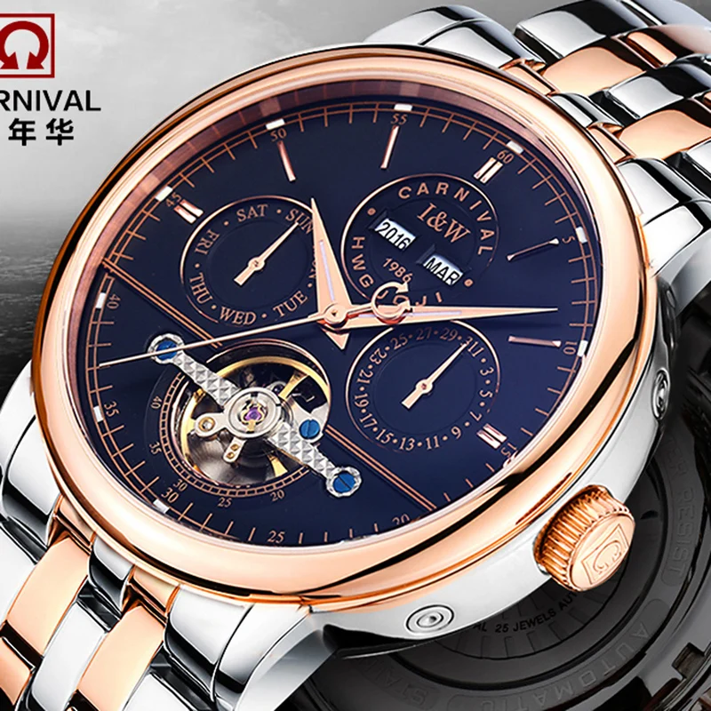 Luxury tourbillon watch men Sapphire silver stainless steel Date Week Automatic machine watch relogio masculino
Luxury tourbillon watch men Sapphire silver stainless steel Date Week Automatic machine watch relogio masculino