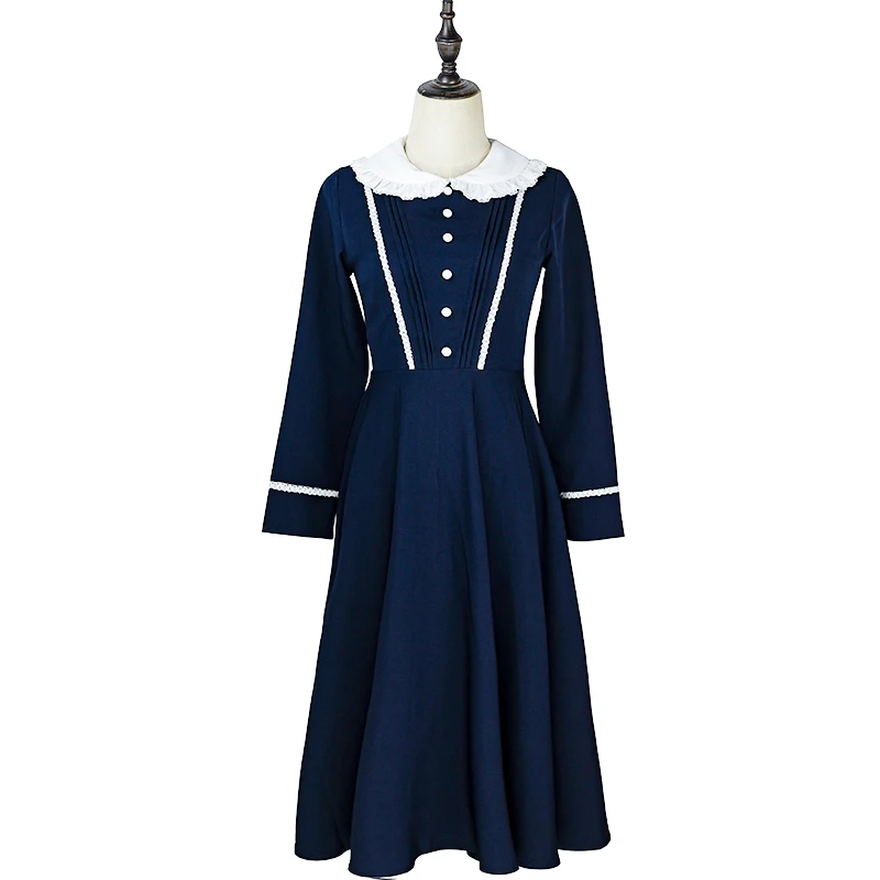 Autumn Fashion brand retro embroidery flowers dress female college style high waist retro pleated breasted dress wq699 dropship
Autumn Fashion brand retro embroidery flowers dress female college style high waist retro pleated breasted dress wq699 dropship