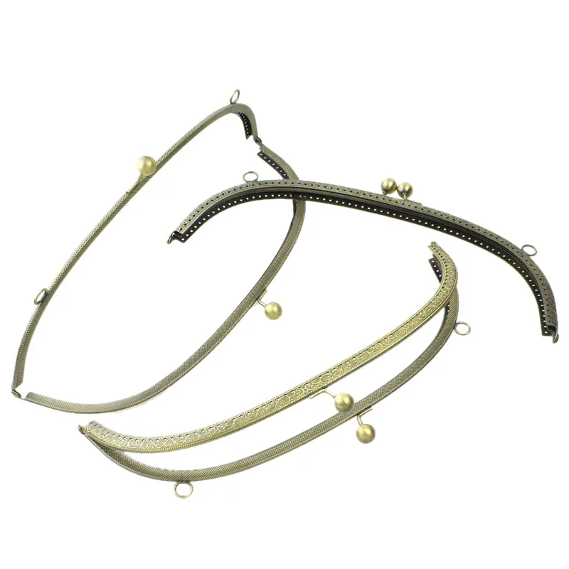 2Pcs Bronze Tone Purse Clutch Metal Arch Frame Kiss Clasps Lock Fermoir Handbag Handle 28.5x11.5cm
2Pcs Bronze Tone Purse Clutch Metal Arch Frame Kiss Clasps Lock Fermoir Handbag Handle 28.5x11.5cm