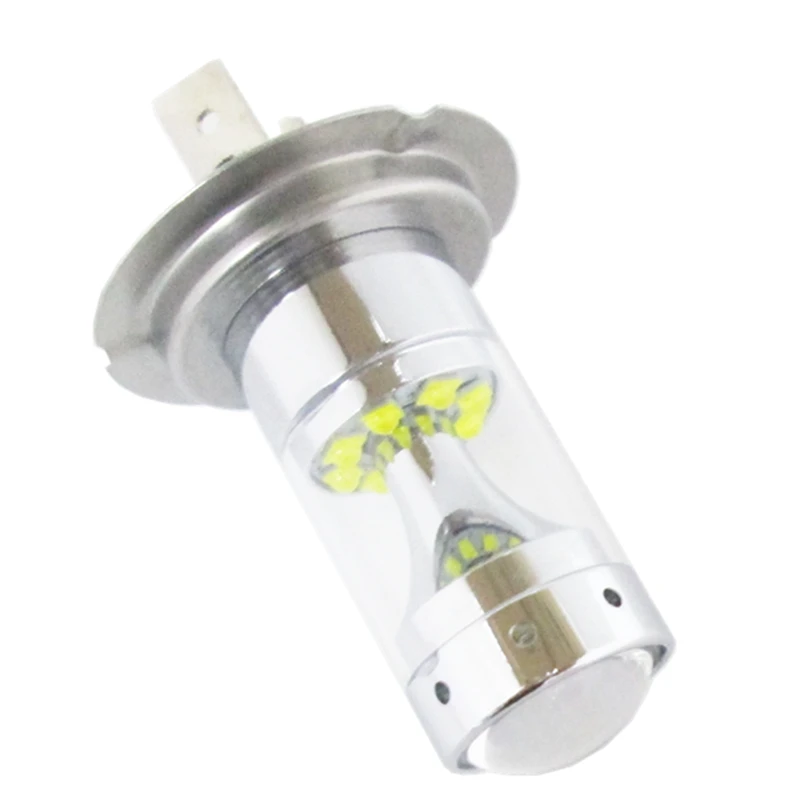 2pcs Super Bright 60W XBD Chip 12SMD H7 CANBUS LED Bulbs car High Beam/Daytime Running Lights/ Fog Lamps 6000K DC12V-24V | Автомобили и