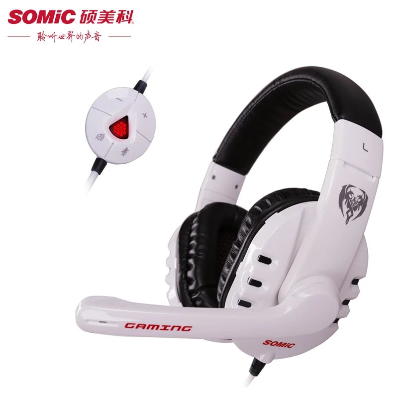 Somic G927 стерео 7.1 объемный Pro usb-игровых гарнитура наушники глубокий бас наушников с