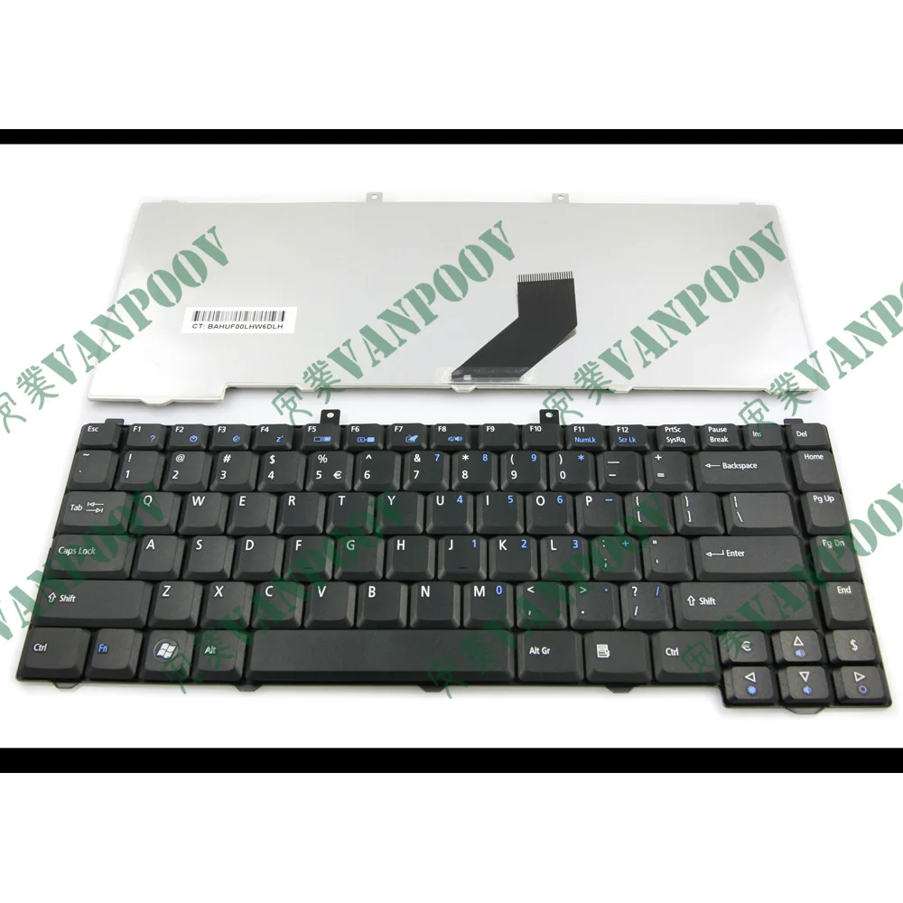 Новая клавиатура для ноутбука Acer Aspire 3100, 5100, 1670, 3030, 5630, 5680, 5500, 5610, 5650, черная клавиатура US-MP-04653U4-6982
Новая клавиатура для ноутбука Acer Aspire 3100, 5100, 1670, 3030, 5630, 5680, 5500, 5610, 5650, черная клавиатура US-MP-04653U4-6982