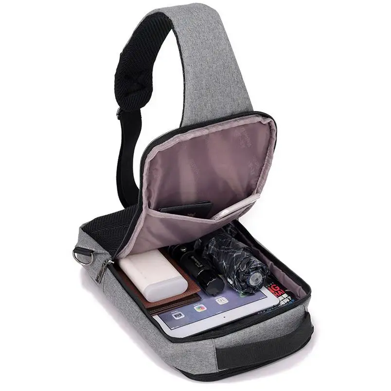 Fashion Unisex Polyester Shoulder Bag USB Charging Pack Waist Men's Simplicity Versatile Travel Wallet Belt Bag Motion Chest Bag
Fashion Unisex Polyester Shoulder Bag USB Charging Pack Waist Men's Simplicity Versatile Travel Wallet Belt Bag Motion Chest Bag