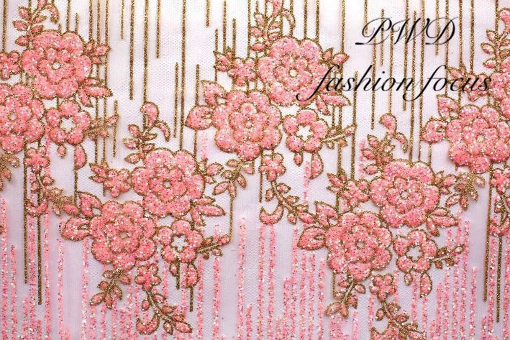 In stock Beautiful flower pink glued glitter tulle mesh lace fabric LN71912 for sawing dress/haute couture
In stock Beautiful flower pink glued glitter tulle mesh lace fabric LN71912 for sawing dress/haute couture