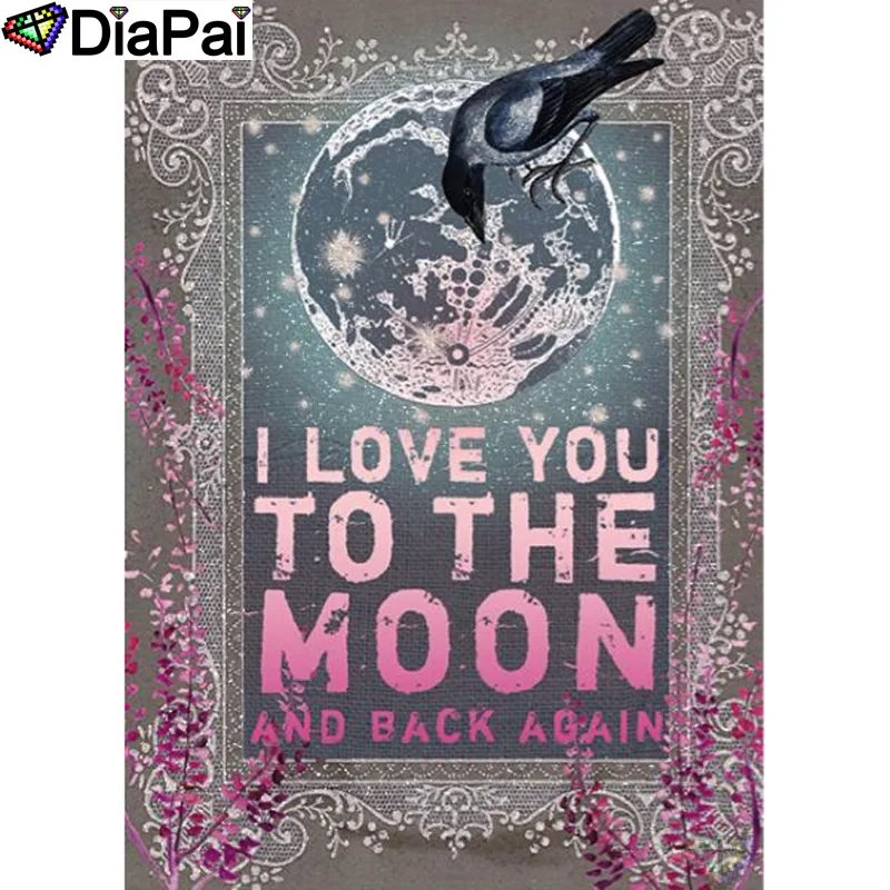 DIAPAI 5D DIY Diamond Painting 100% Full Square/Round Drill "Moon text" Diamond Embroidery Cross Stitch 3D Decor A21764
DIAPAI 5D DIY Diamond Painting 100% Full Square/Round Drill "Moon text" Diamond Embroidery Cross Stitch 3D Decor A21764