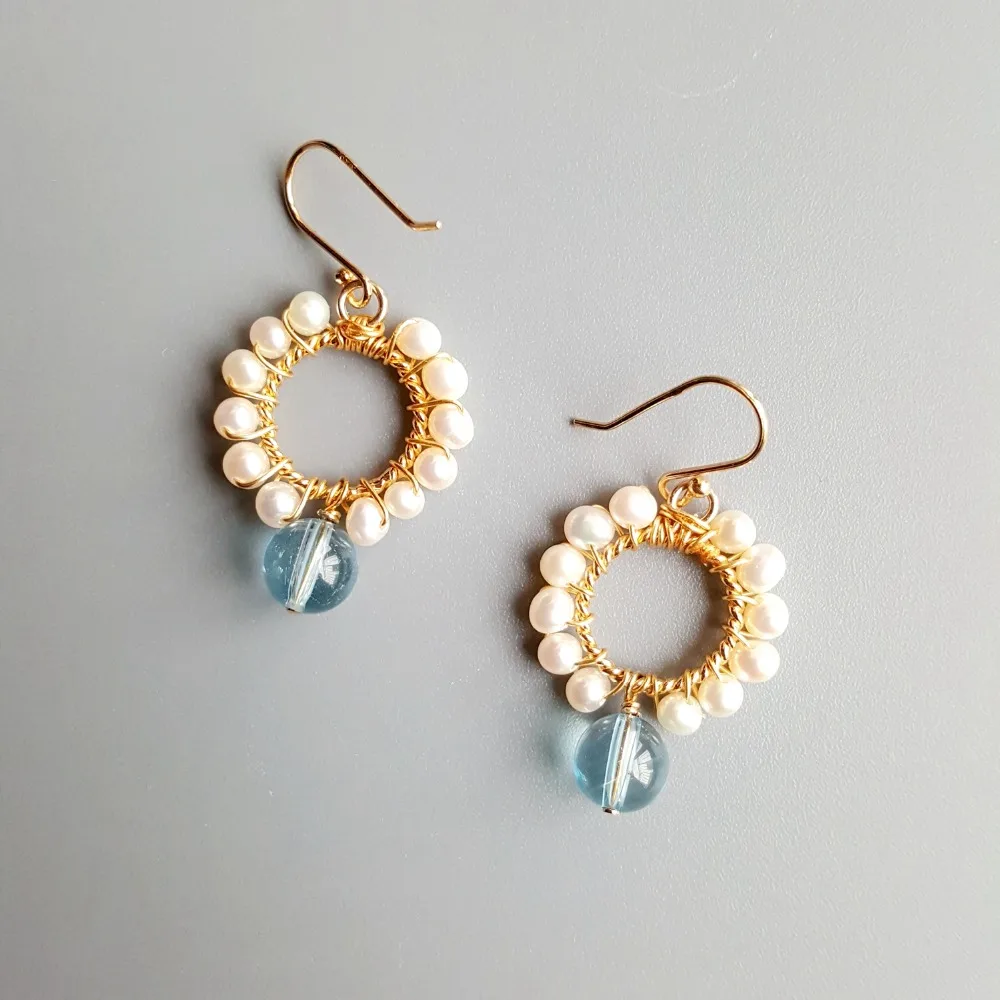 Lii Ji Natural Real Blue Topaz Freshwater Pearl Earrings 925 Sterling Silver Handmade Drop Earrings Delicate Jewelry
Lii Ji Natural Real Blue Topaz Freshwater Pearl Earrings 925 Sterling Silver Handmade Drop Earrings Delicate Jewelry