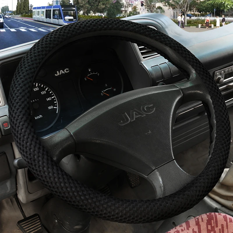 KKYSYELVA Leather Steering Wheel Covers for Car Bus Truck 36 38 40 42 45 47 50cm Diameter Auto Steering-wheel cover
KKYSYELVA Leather Steering Wheel Covers for Car Bus Truck 36 38 40 42 45 47 50cm Diameter Auto Steering-wheel cover