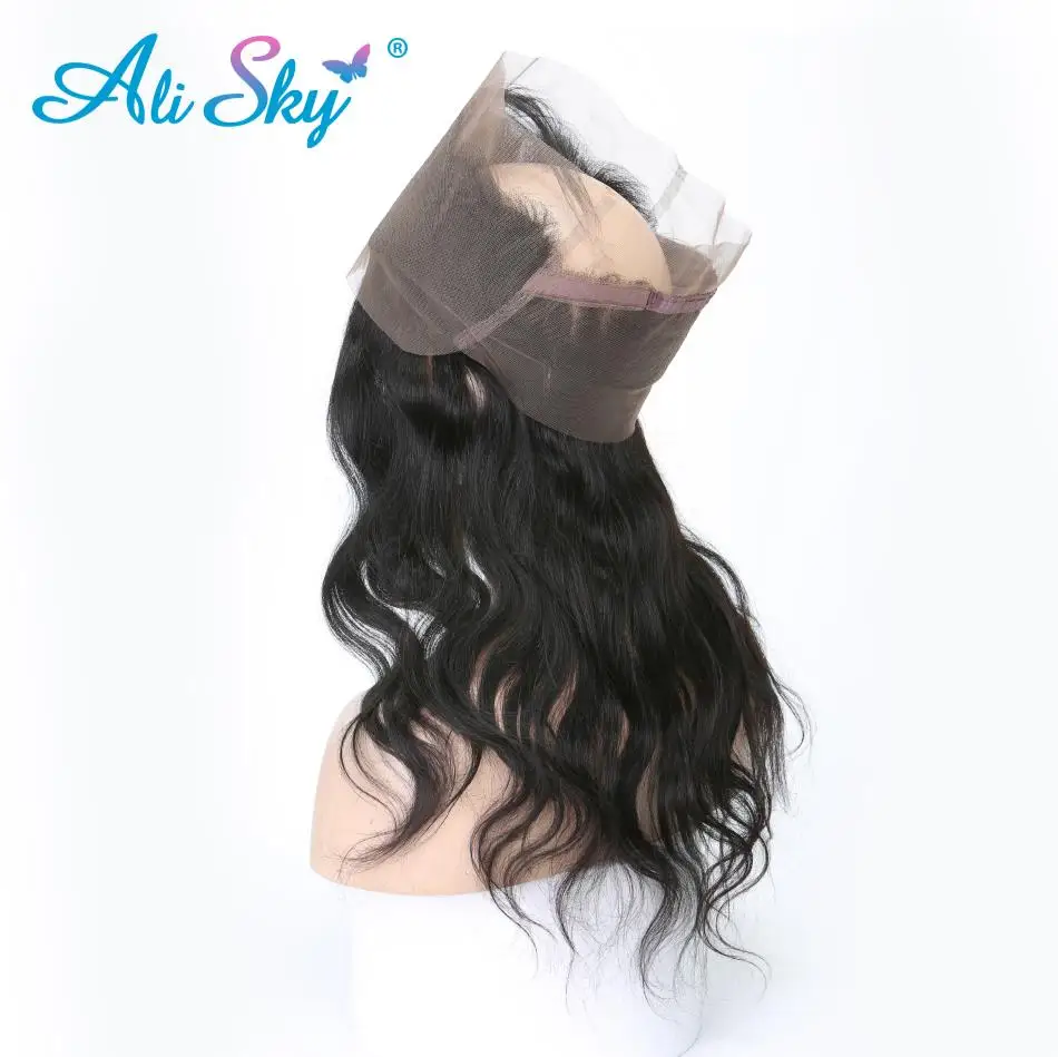 Alisky 360 Lace Frontal Closure With Baby Hair Natural Wave Frontal Brazilian Hair Pre Plucked Frontal Natural Human Hair halo
Alisky 360 Lace Frontal Closure With Baby Hair Natural Wave Frontal Brazilian Hair Pre Plucked Frontal Natural Human Hair halo