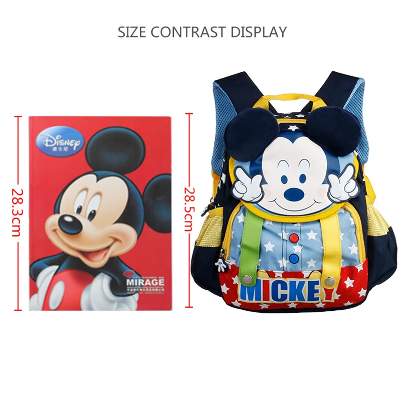 Детские рюкзаки Disney 2019 с Микки Маусом школьный ранец для детского сада модный