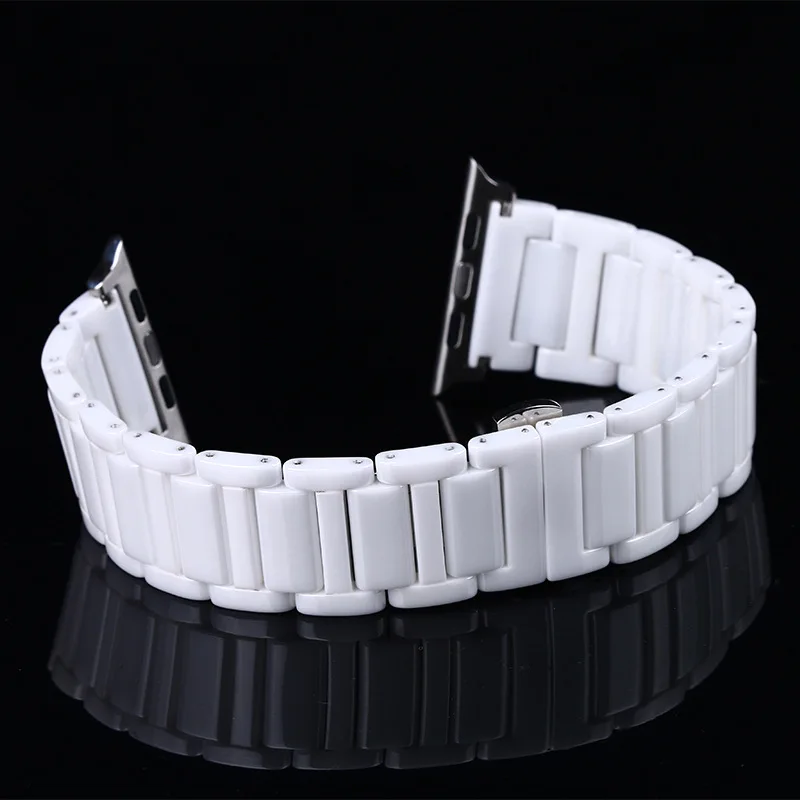 Ремешок керамический для Apple Watch Band сменный браслет iWatch Series 4 3 2 1 44 мм 40 42 38 |