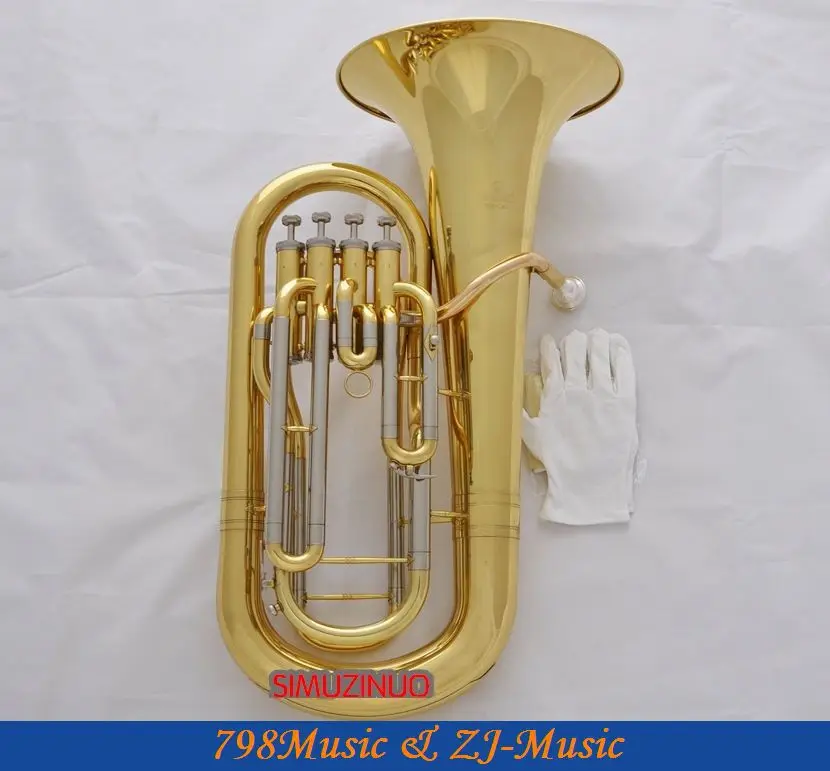 Профессиональный Золотой Euphonium 4 монельные клапаны Bb horn Cupronickel Side с Чехол
Профессиональный Золотой Euphonium 4 монельные клапаны Bb horn Cupronickel Side с Чехол