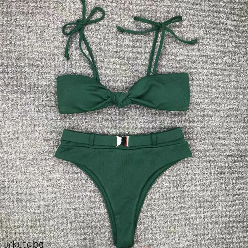 Women High Waist Padded Bra Bikini Swimsuit Bandage Push-up Swimwear Bathing
Women High Waist Padded Bra Bikini Swimsuit Bandage Push-up Swimwear Bathing