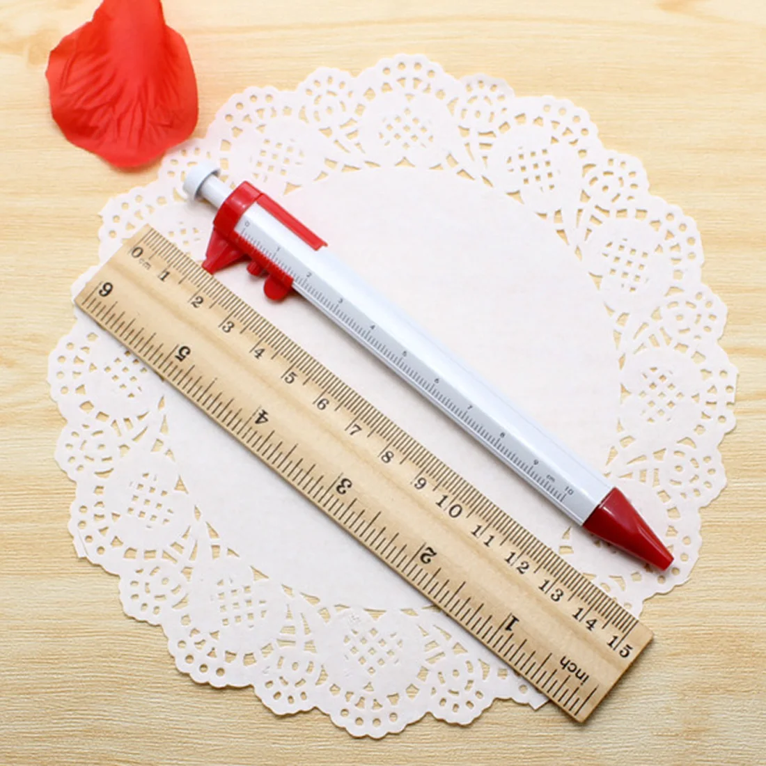 FangNymph Creative Vernier Caliper Scale Ballpoint Pen Multifunction Ball Pen Kids Gift School Supplies Office Stationery
FangNymph Creative Vernier Caliper Scale Ballpoint Pen Multifunction Ball Pen Kids Gift School Supplies Office Stationery