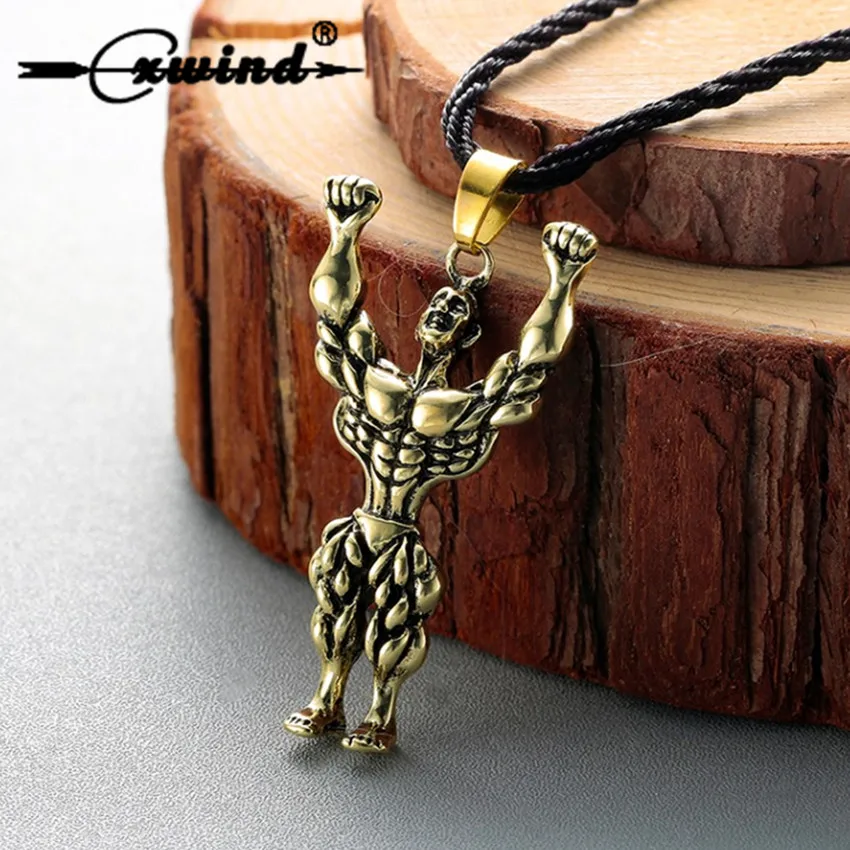 Cxwind Fitness Necklace Men Muscle Bodybuilder Pendants Necklaces Vintage Charm Muscle Choker Jewelry for Men Fashion Bijoux
Cxwind Fitness Necklace Men Muscle Bodybuilder Pendants Necklaces Vintage Charm Muscle Choker Jewelry for Men Fashion Bijoux