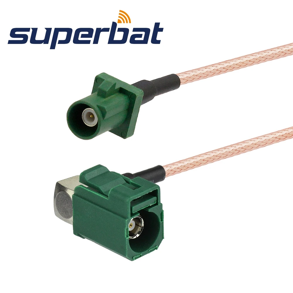 Superbat SIRIUS Extension Cable RG316 FAKRA "E" Female Right Angle to Male 6M for Navigation Radio
Superbat SIRIUS Extension Cable RG316 FAKRA "E" Female Right Angle to Male 6M for Navigation Radio