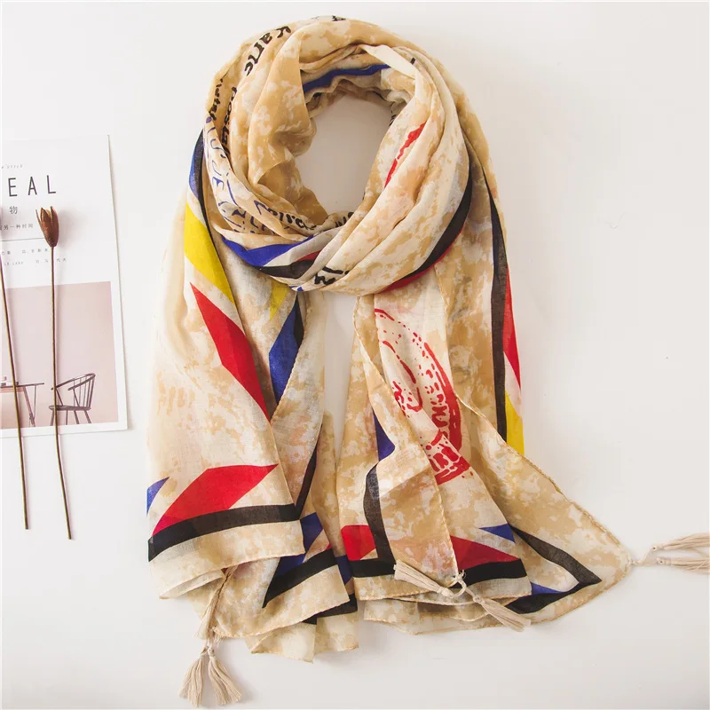 2018 Fashion Stamp Pattern Tassel Shawls And Scarves Ombre Letter Print Tassel Wrap Hijab Free Shipping
2018 Fashion Stamp Pattern Tassel Shawls And Scarves Ombre Letter Print Tassel Wrap Hijab Free Shipping