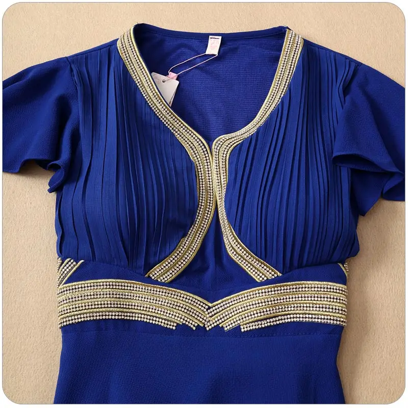 BIG SIZE L~3XL Ladies Sexy Elegant Embroidery Beads Pleat Chiffon Dress Women Plus Large Long Ruffles Puffy Evening Party Dress
BIG SIZE L~3XL Ladies Sexy Elegant Embroidery Beads Pleat Chiffon Dress Women Plus Large Long Ruffles Puffy Evening Party Dress