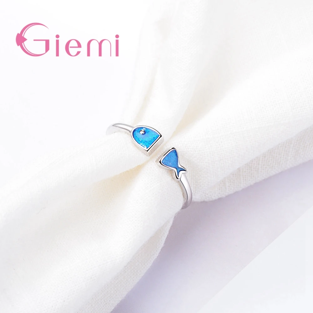Fashion Silver Jewelry Ring For Women Dark Blue Fish Shape Casual Romantic Adjustable Rings Wholesale Ane
Fashion Silver Jewelry Ring For Women Dark Blue Fish Shape Casual Romantic Adjustable Rings Wholesale Ane