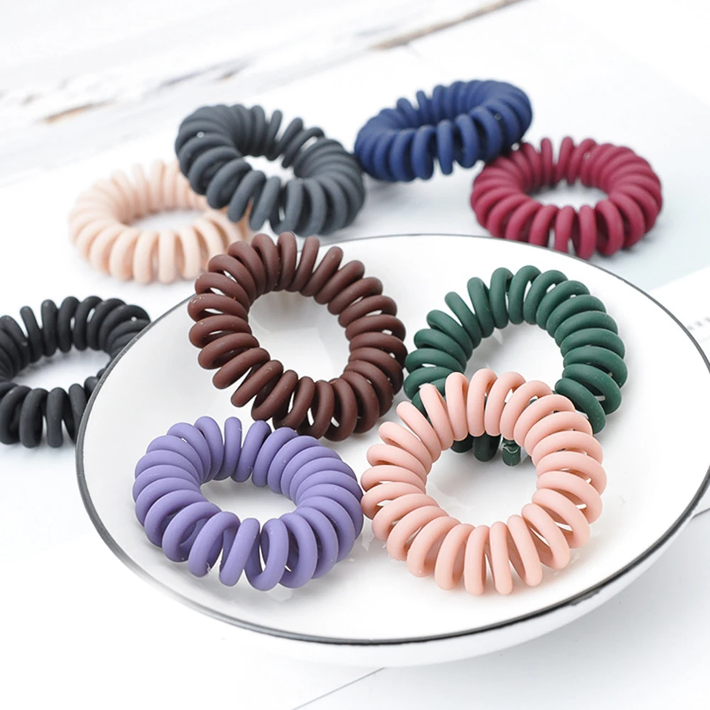5PC Telephone Line Hair Ropes Girls Hair Bands Plastic Gum For Hair Ties No Crease Hair Tie Ponytail Hairband Hair Accessories
5PC Telephone Line Hair Ropes Girls Hair Bands Plastic Gum For Hair Ties No Crease Hair Tie Ponytail Hairband Hair Accessories