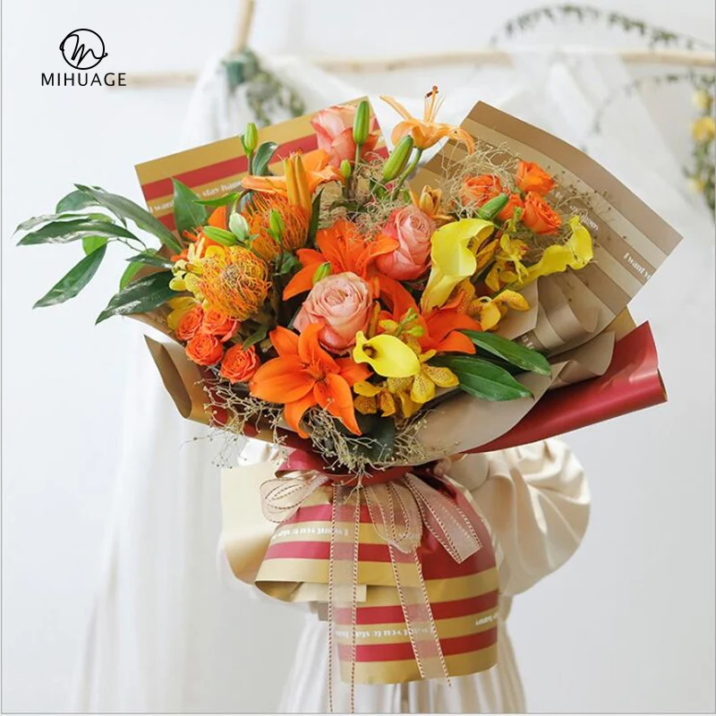 MiHuaGe 20Pcs Plastic Wrapping Paper Decor Waterproof Paper 60x60cm For DIY Wedding Festival Flowers Decor Gift Packing Paper
MiHuaGe 20Pcs Plastic Wrapping Paper Decor Waterproof Paper 60x60cm For DIY Wedding Festival Flowers Decor Gift Packing Paper