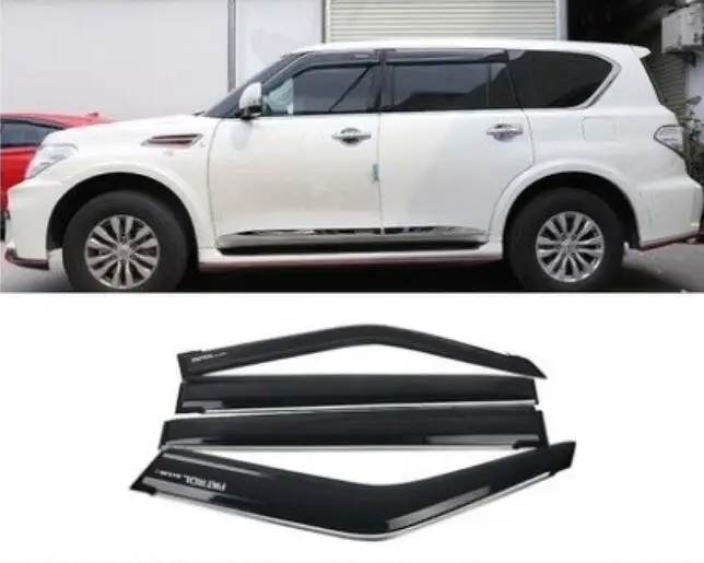 Car Window Visor Door Rain Sun Shield Side Windows Cover Trim 4pcs/set For Nissan Patrol Y62 2010-2018
Car Window Visor Door Rain Sun Shield Side Windows Cover Trim 4pcs/set For Nissan Patrol Y62 2010-2018